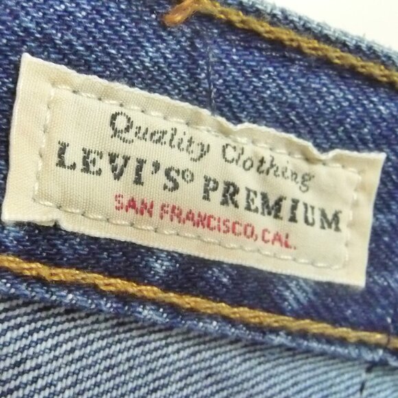 LEVI'S PREMIUM 501 BUTTON FLY JEANS 27X30 - Picture 8 of 10